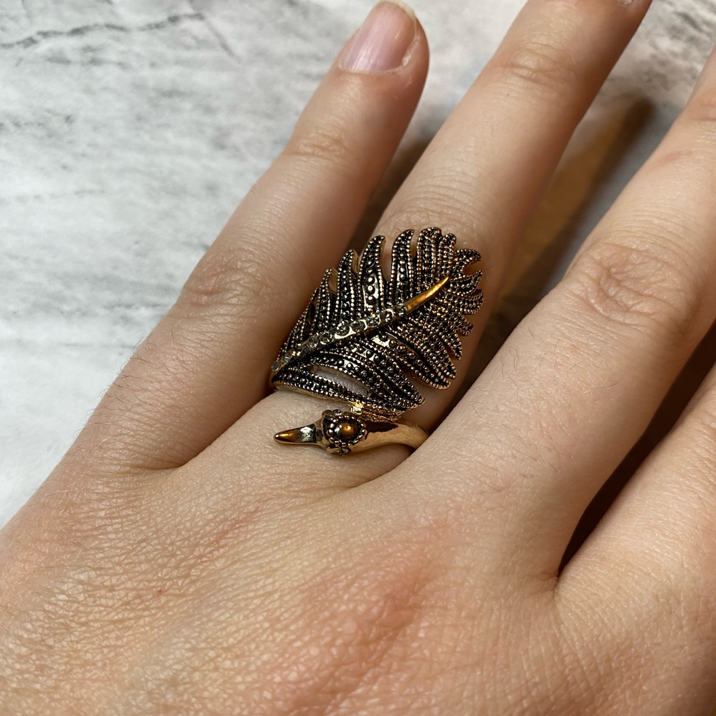 Peacock Statement Ring